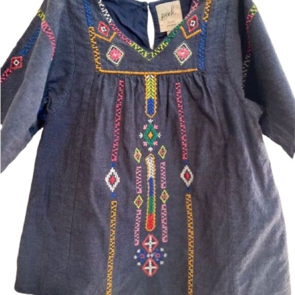 Peek Embroidered Dress - Picture 1 of 8